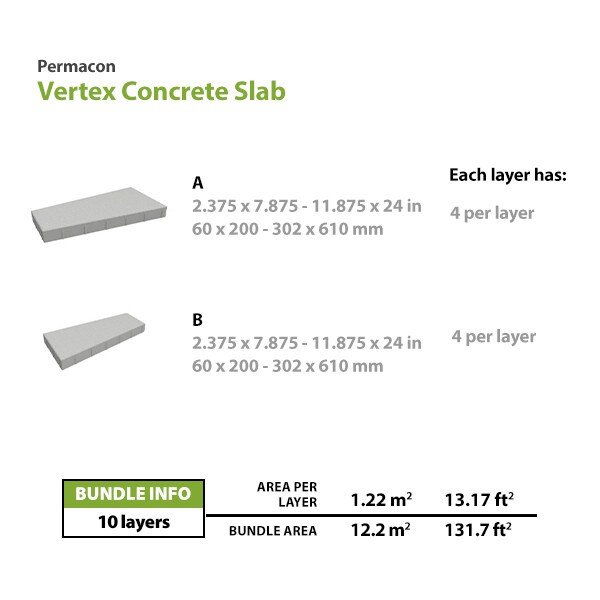 Permacon Vertex Concrete Slab